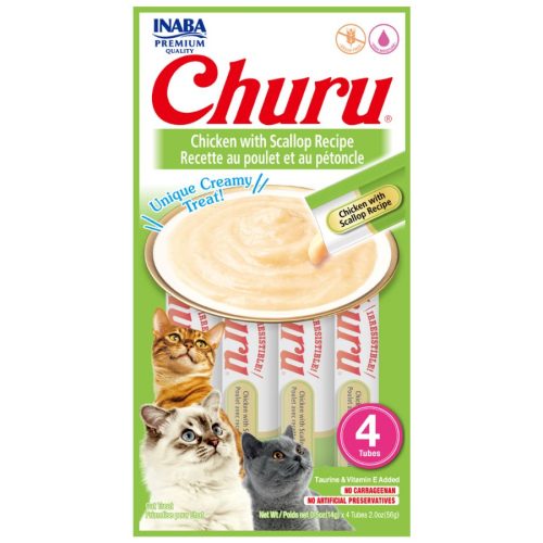Churu - Pollo con Ostión para Gatos