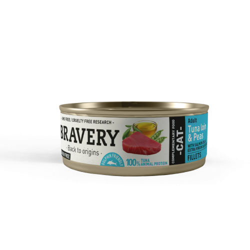 Bravery Lata Gato Tuna loin & peas