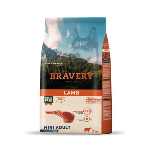 Bravery perro mini adulto lamb