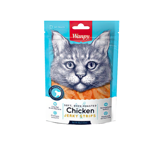 Wanpy Soft, Oven-Roasted Chicken Jerky Strips