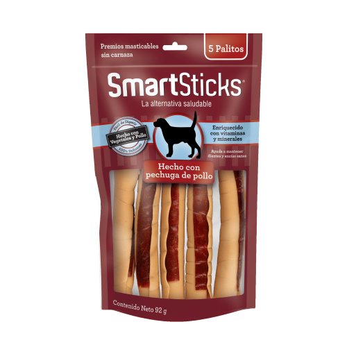SmartSticks Masticable Pollo (5) 1 U