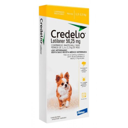 Credelio 1,3 a 2,5kg - 3 comprimidos