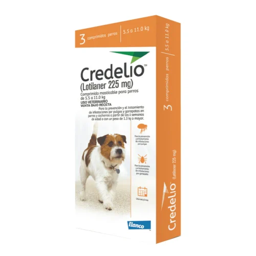 Credelio 5,5 a 11kg – 3 comprimidos