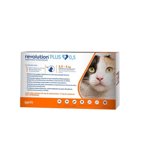 REVOLUTION PLUS GATO 2,5 - 5KG